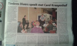 Kunstmin Dordrecht Lievekamp Oss Timbres Divers ontmoet Carel Kraayenhof
